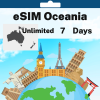 eSIM Oceania - Unlimited - 7 Days