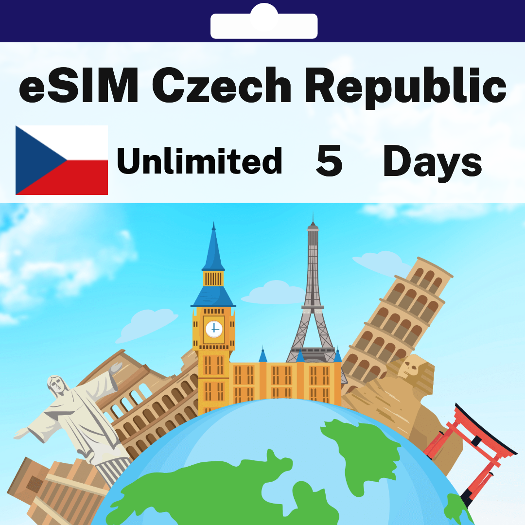 5668e20b-f996-4626-b5fe-562db9d26471-3.png eSIM Czech Republic - Unlimited - 5 Days