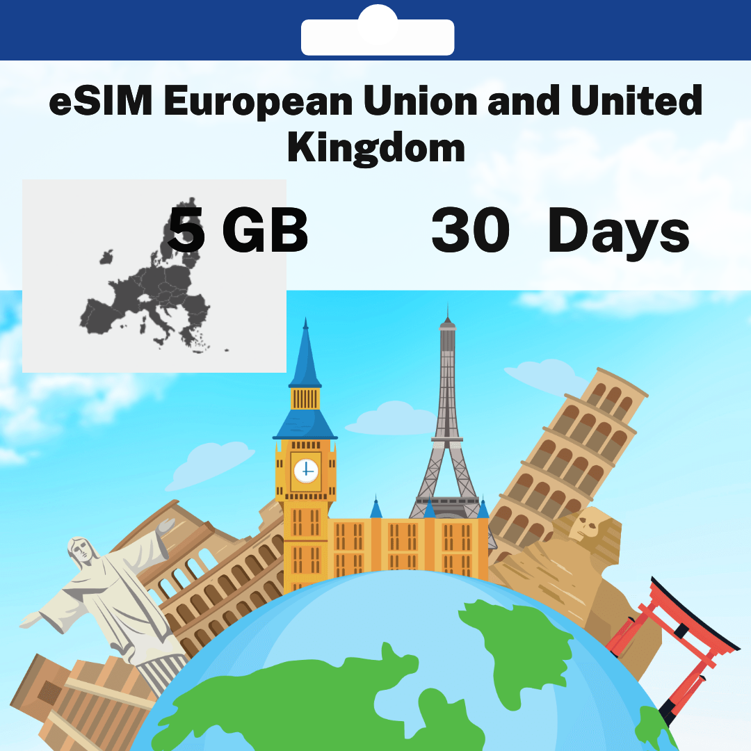 71b8892d-20cd-49fa-ad26-49b1c0053015.png eSIM European Union and United Kingdom - 5 GB - 30 Days