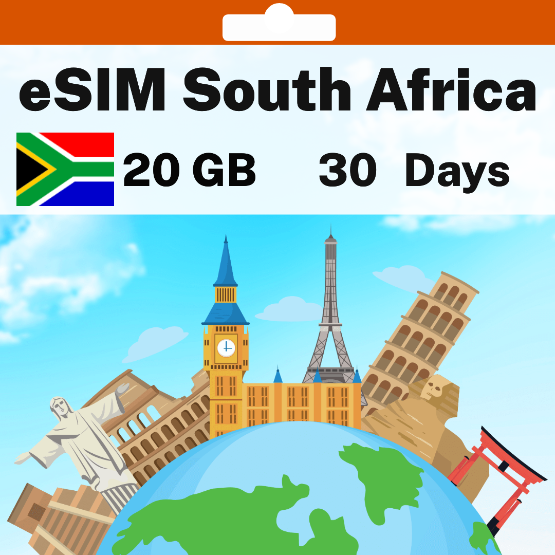 b37a7a1f-9023-4ccc-82a2-96a0b953c06b.png eSIM South Africa - 20 GB - 30 days