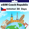eSIM Czech Republic - Unlimited - 30 Days