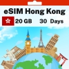 eSIM Hong Kong - 20 GB - 30 days