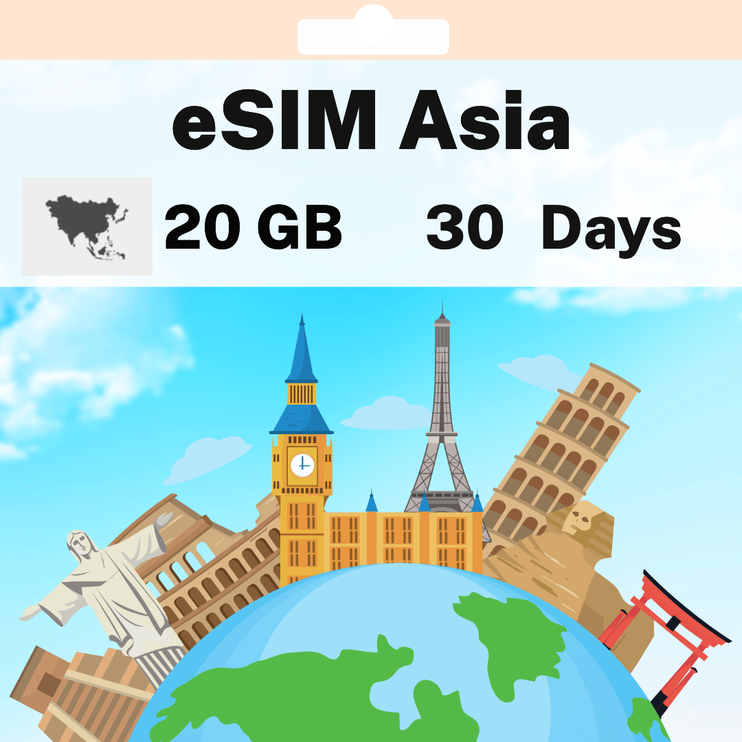 453403d8-c6e6-4eb4-94af-9afd1bcae9ba.png eSIM Asia - 20 GB - 30 days