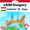 eSIM Hungary - Unlimited - 10 days