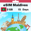 eSIM Maldives - 2 GB - 15 days