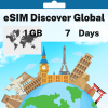 eSIM Discover Global - 1 GB - 10 SMS - 10 Mins - 7 days
