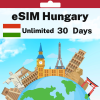 eSIM Hungary - Unlimited - 30 days
