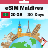 eSIM Maldives - 20 GB - 30 days