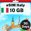 eSIM Italy - 10 GB - 30 days