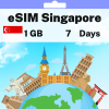 eSIM Singapore - 1 GB - 7 days