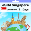 eSIM Singapore - Unlimited - 7 days