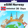 eSIM Norway - Unlimited - 30 days