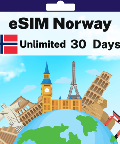eSIM Norway - Unlimited - 30 days