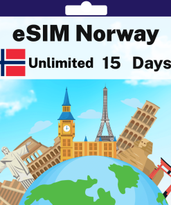 eSIM Norway - Unlimited - 15 days