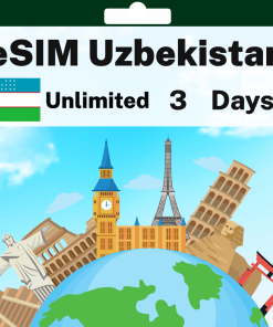 eSIM Uzbekistan - Unlimited - 3 Days