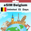 eSIM Belgium - Unlimited - 15 days