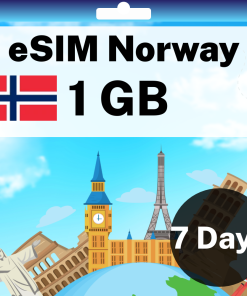 eSIM Norway - 1 GB - 7 days