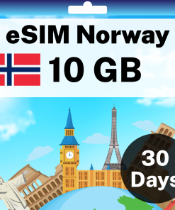 eSIM Norway - 10 GB - 30 days