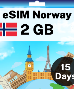 eSIM Norway - 2 GB - 15 days