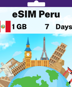 eSIM Peru - 1 GB - 7 days