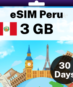 eSIM Peru - 3 GB - 30 days