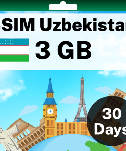 eSIM Uzbekistan - 3 GB - 30 days