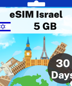 eSIM Israel - 5 GB - 30 days