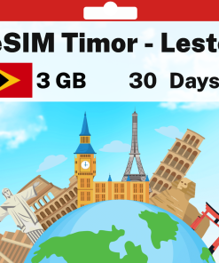 eSIM Timor - Leste - 3 GB - 30 days