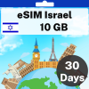 eSIM Israel - 10 GB - 30 days