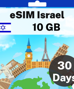 eSIM Israel - 10 GB - 30 days