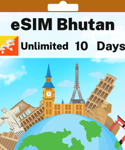 eSIM Bhutan - Unlimited - 10 days