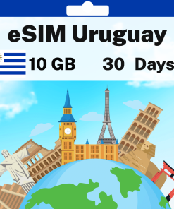 eSIM Uruguay - 10 GB - 30 Days
