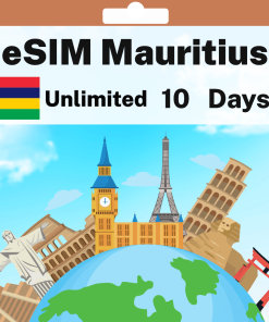eSIM Mauritius - Unlimited - 10 days