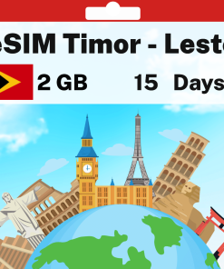 eSIM Timor - Leste - 2 GB - 15 days