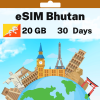 eSIM Bhutan - 20 GB - 30 days
