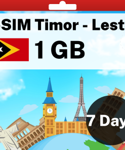 eSIM Timor - Leste - 1 GB - 7 Days