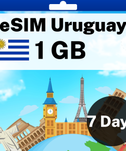 eSIM Uruguay - 1 GB - 7 days