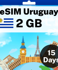 eSIM Uruguay - 2 GB - 15 days