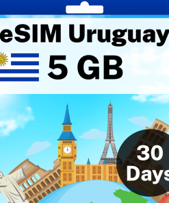 eSIM Uruguay - 5 GB - 30 days