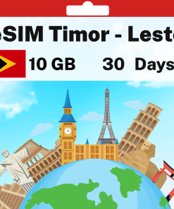 eSIM Timor - Leste - 10 GB - 30 days