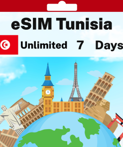 eSIM Tunisia - Unlimited - 7 days