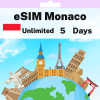eSIM Monaco - Unlimited - 5 days