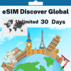 eSIM Discover Global - Unlimited - 30 days