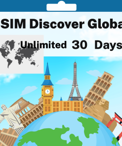 eSIM Discover Global - Unlimited - 30 days