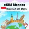 eSIM Monaco - Unlimited - 30 days