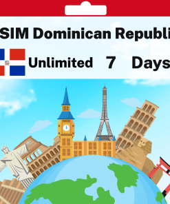 eSIM Dominican Republic - Unlimited - 7 days