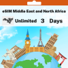 eSIM Middle East and North Africa - Unlimited - 3 days
