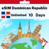 eSIM Dominican Republic - Unlimited - 10 days