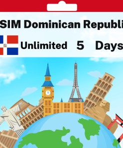 eSIM Dominican Republic - Unlimited - 5 days