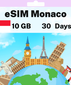 eSIM Monaco - 10 GB - 30 days